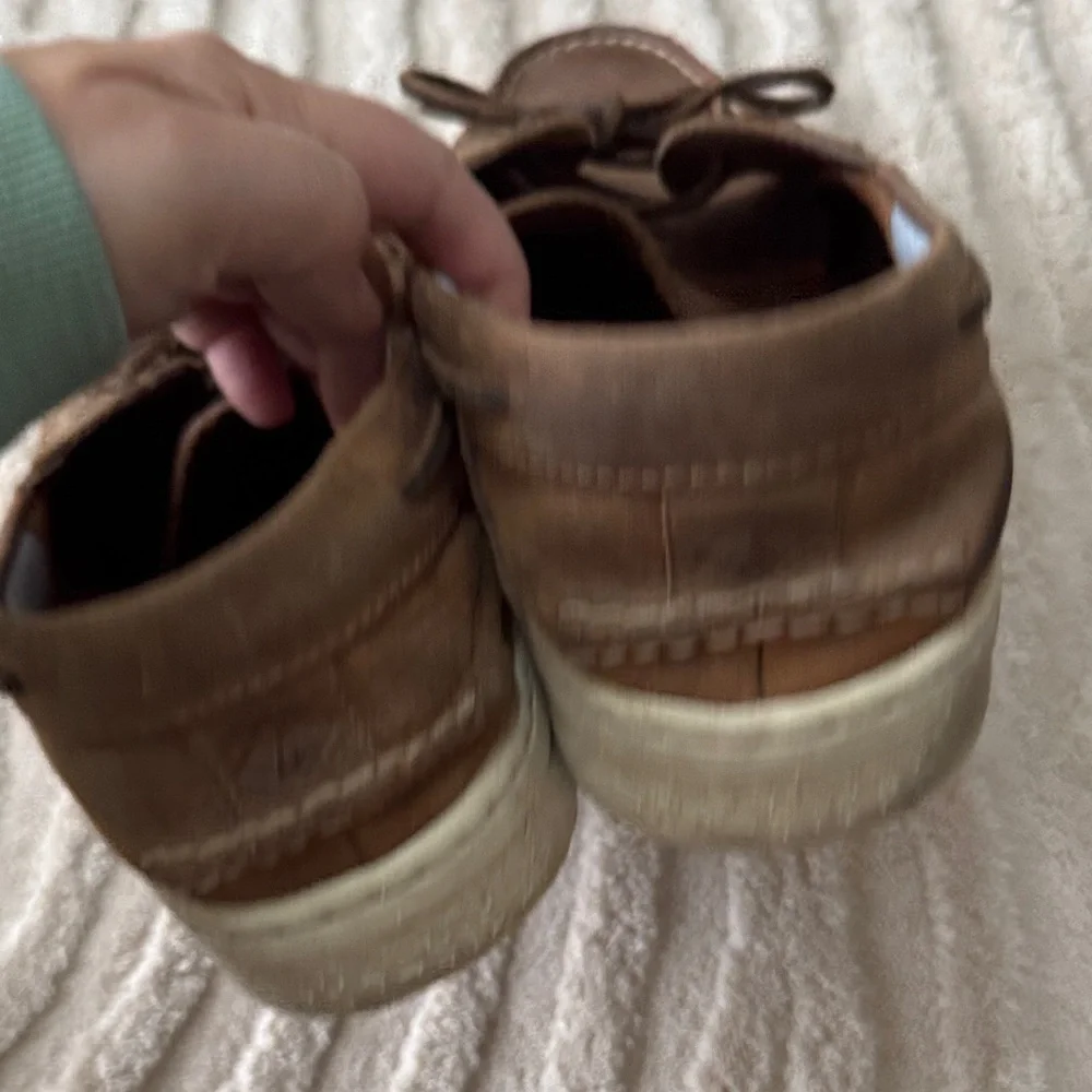 Sperry Men's Tan Leather Boat Shoes
